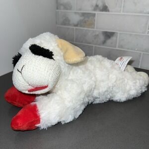 Multipet Lamb Chop Dog Plush Toy - Squeaky Toy for All Dogs - Extra Soft Plush -